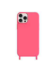 Coque Personnalisable avec Anneaux pour iPhone-Rose Fushia|Trop Saint